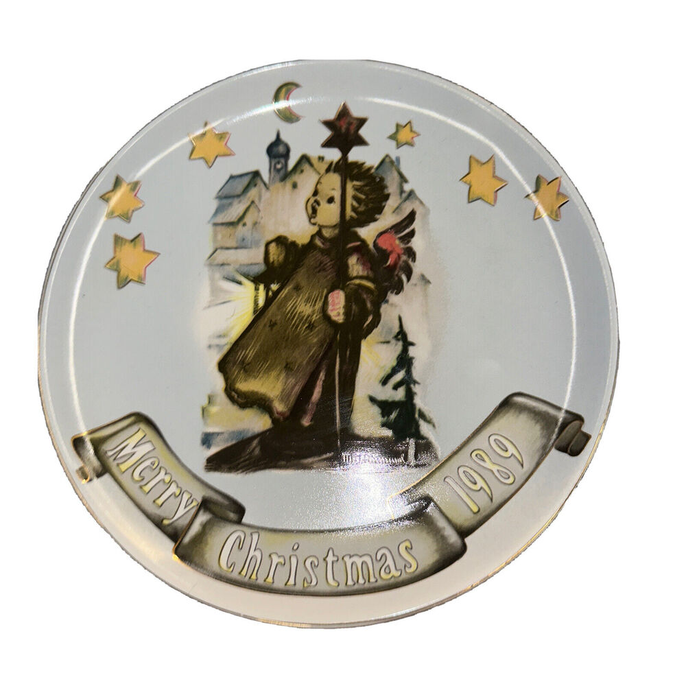 MJ Hummel Goebel 1989 Christmas Decorative Plate 7 1/2''